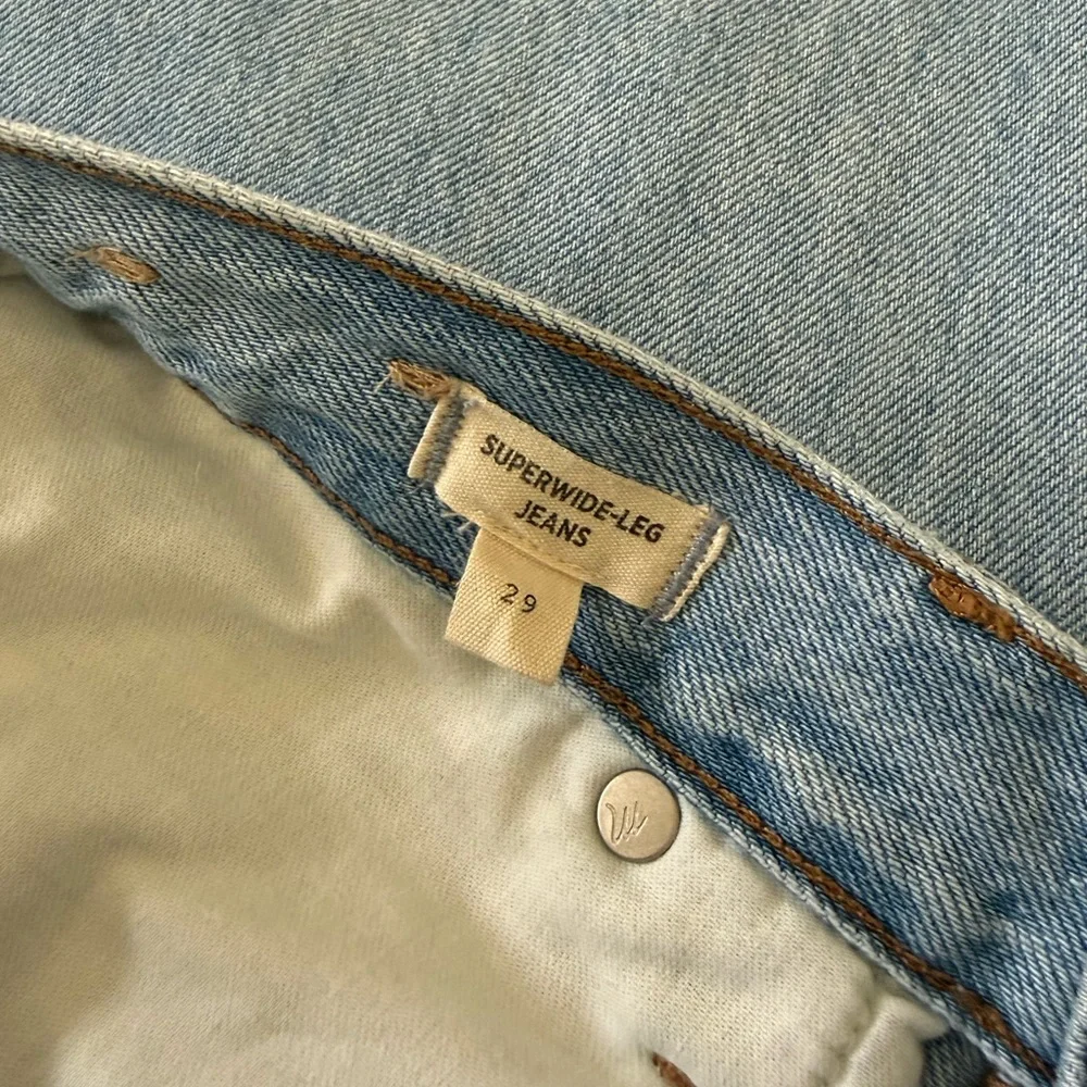 Madewell wide leg jeans 100% cotton
